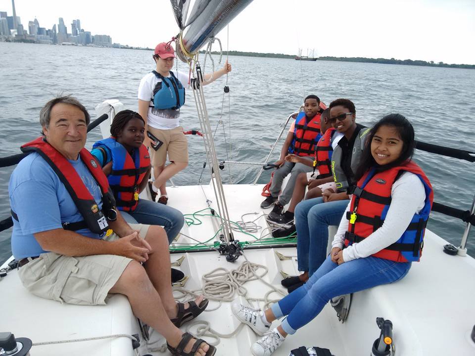 Broad Reach Volunteer and Youth Sailing in Sloop near Toronto
